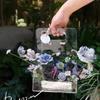 Transparent Flower Bags Handheld Vase Acrylic Flower Basket High-End Floral Arrangement Clear Modern Decorative Vase