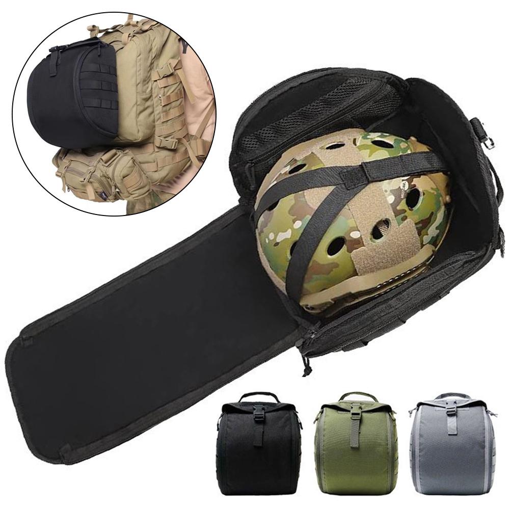 1Pc Tactical Helmet Bag Pack For Sports Hunting Shooting Combat Helmets Multi-Purpose Molle Storage Carrying Pouch
