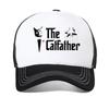 The Catfather Cat Cool Printing Men Women Breathable Baseball Cap Casual Comfortable Fashion Mesh Snapback Hat Mesh Trucker Hats