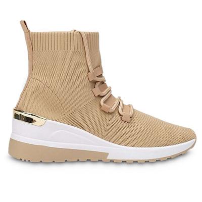 Women's High Top Sports Shoes Sendi Khaki 38