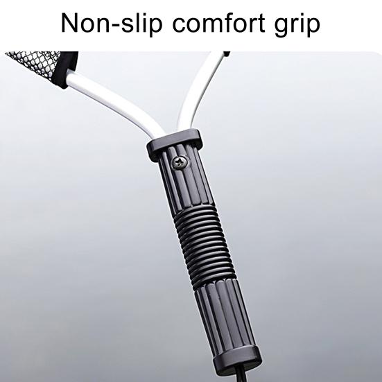 Fishing Landing Net Strong Load-bearing Catch Fish Aluminum Alloy Handle Round Fishing Brail for Outdoor Fishing