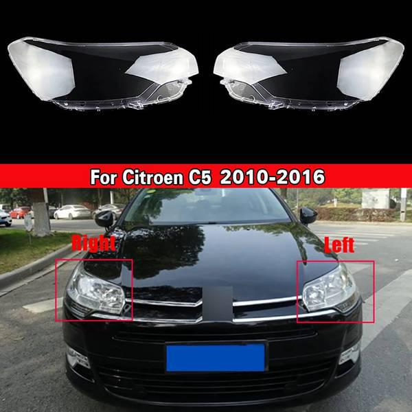 2010-2016 Citroen C5 Left Front Headlight Lens