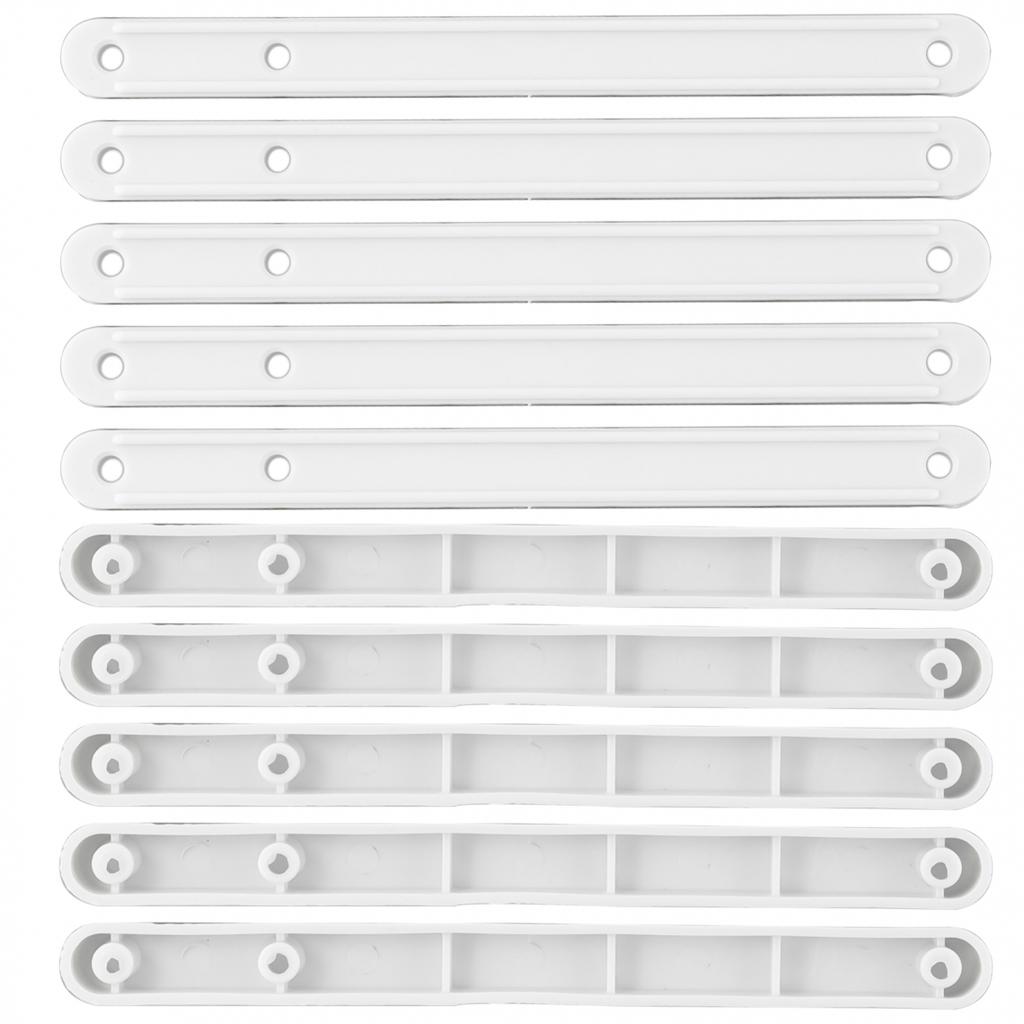 10pcs Drawer Runners 180/235/298mm For Drawers Plastic