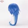 Dramatical Murder Dmmd Seragaki Aoba Cosplay Wig Gradient Blue Heat Resistant Synthetic Hair Wig + Wig Cap