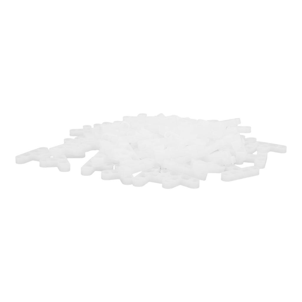 10mm 100pcs Tile Spacers Brick Wall Separator 3 Way Flooring Deck Board Pave Tile Spacers Brick Veneer Tools T Type