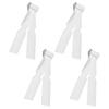 Pastry Tweezers Tongs 4 Pcs Stainless Steel Dough Crimper Tool for Creating Decorative Edges on Pies and Pastries
