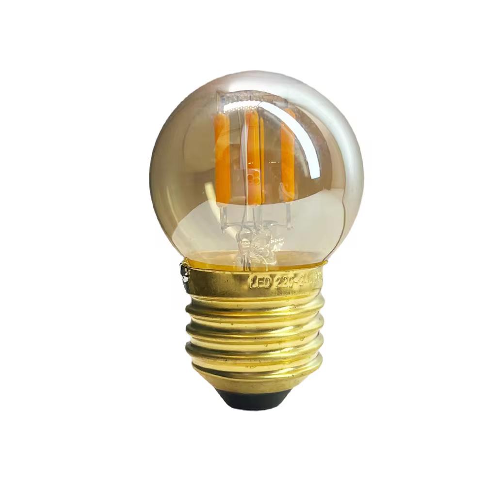 

2Pcs E12 E14 E26 E27 Retro Edison LED Filament Bulb Lamp 110V 220V Light Bulb 2W 4W 6W Amber Glass Bulb Vintage Candle Light 2W