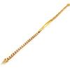 Les Trésors De Lily [L4325] - White Gold 'Goddess' Gold Plated Bracelet