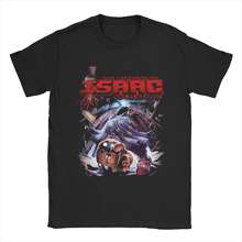 Awesome The Binding of Isaac Video Game T-Shirt Men O Neck Pure Cotton T Shirts Cartoon 90s Short Sleeve Tees Plus Size Tops Trendy Unisex Clothing