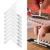 26/57/74 PCS Guitar Repair Maintenance Tools Kit with Carry Bag String Action Ruler Luthier File Guitar Bridge Pins for Guitar