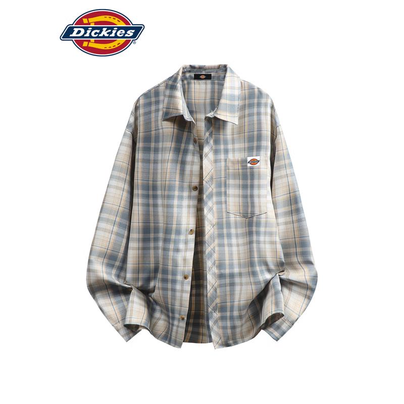 Dickies Men's Plaid Flannel Casual Shirt