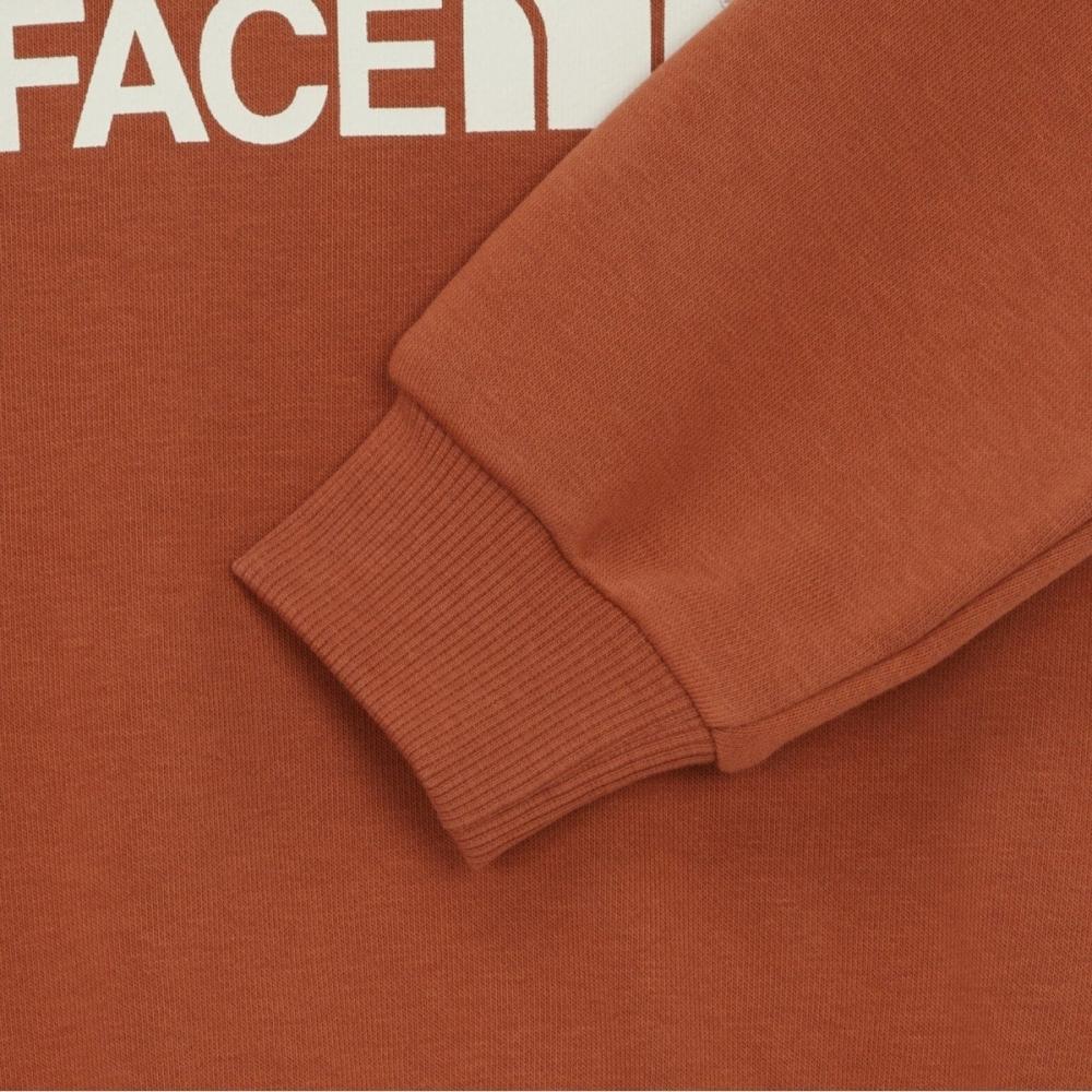 The North Face Kids Animate Sweatshirt Dark Orange Nm5mr55t