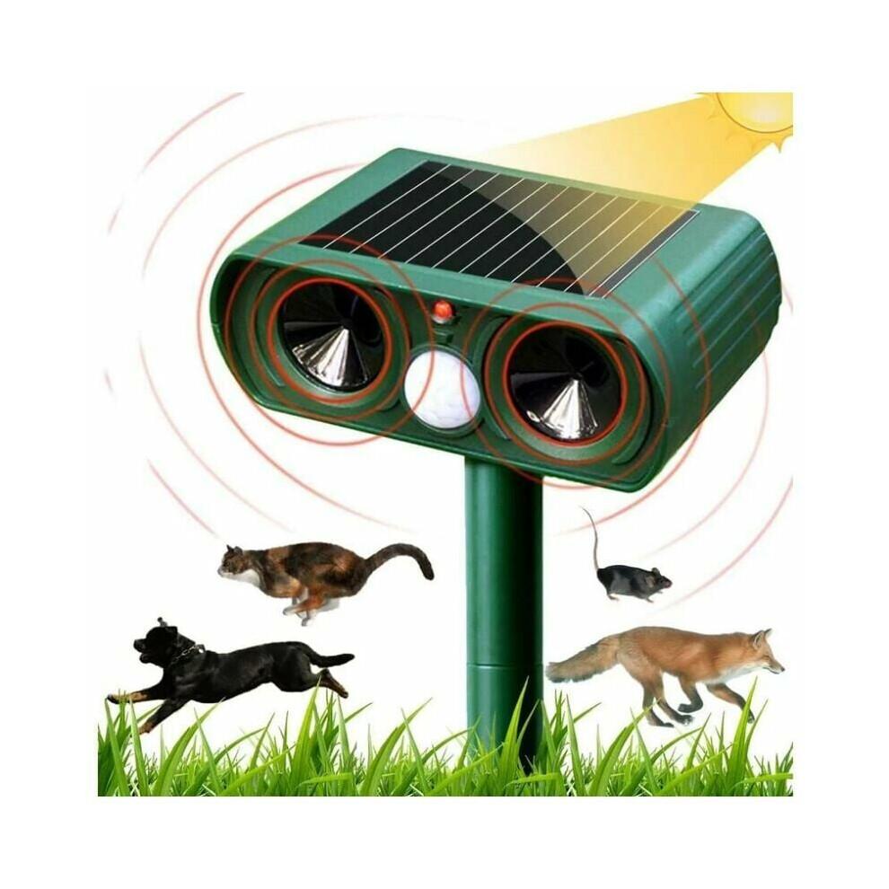 Advanced Motion Sensor Animal Repellent, Solar-Powered Outdoor Protection for Your Garden Sanctuary
