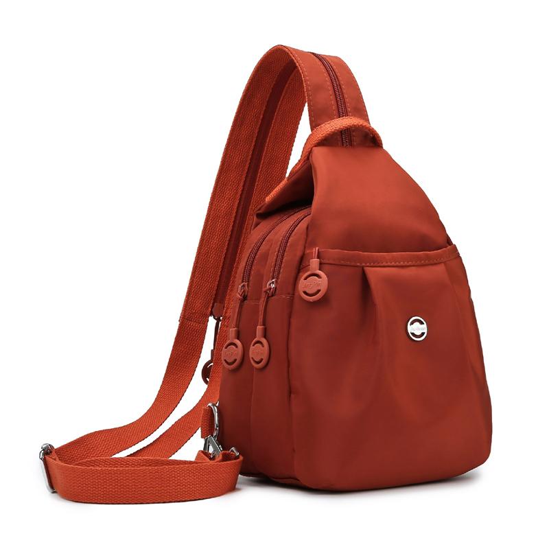 Fashion Women's Chest Bag Multi-Functional Oxford Shoulder Bag Large Capacity Backpack