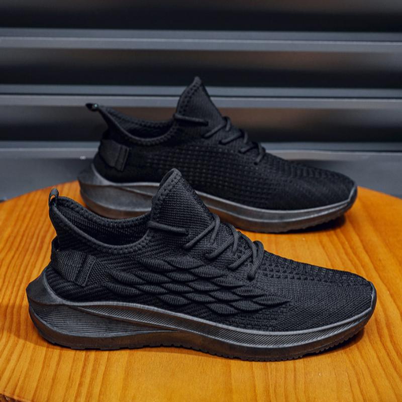 Flyweave Breathable Casual Shoes Men's Mesh Lightweight Sports Shoes Running All-match Men's Shoes