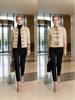 2025 Winter Damen Retro Froschknopf Stehkragen Jacke