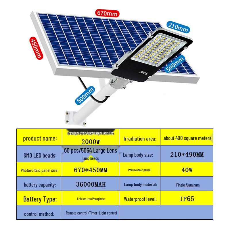 Heixie Solar Outdoor High-Pole Street Light