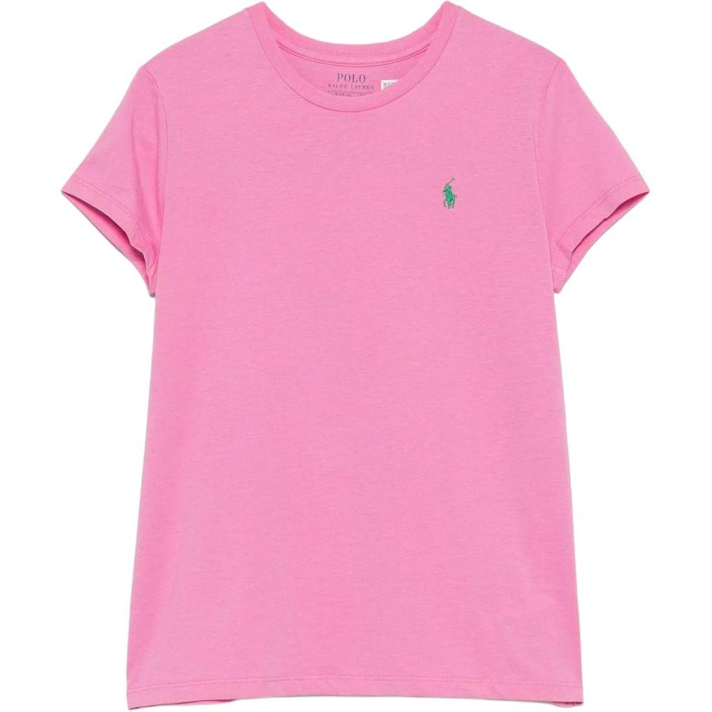 Polo Ralph Lauren Logo Tričko s kulatým výstřihem Dětské topy Růžové 313833549-081