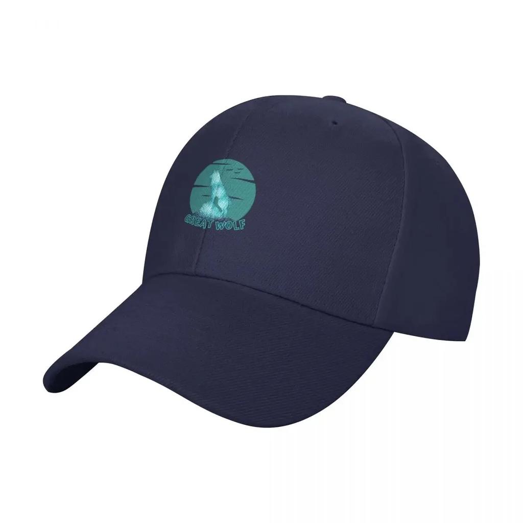 Great Wolf Lodge news wolf Baseball Cap Unique hats Funny hats black Uv Protection Solar Hat Unisexs Womens