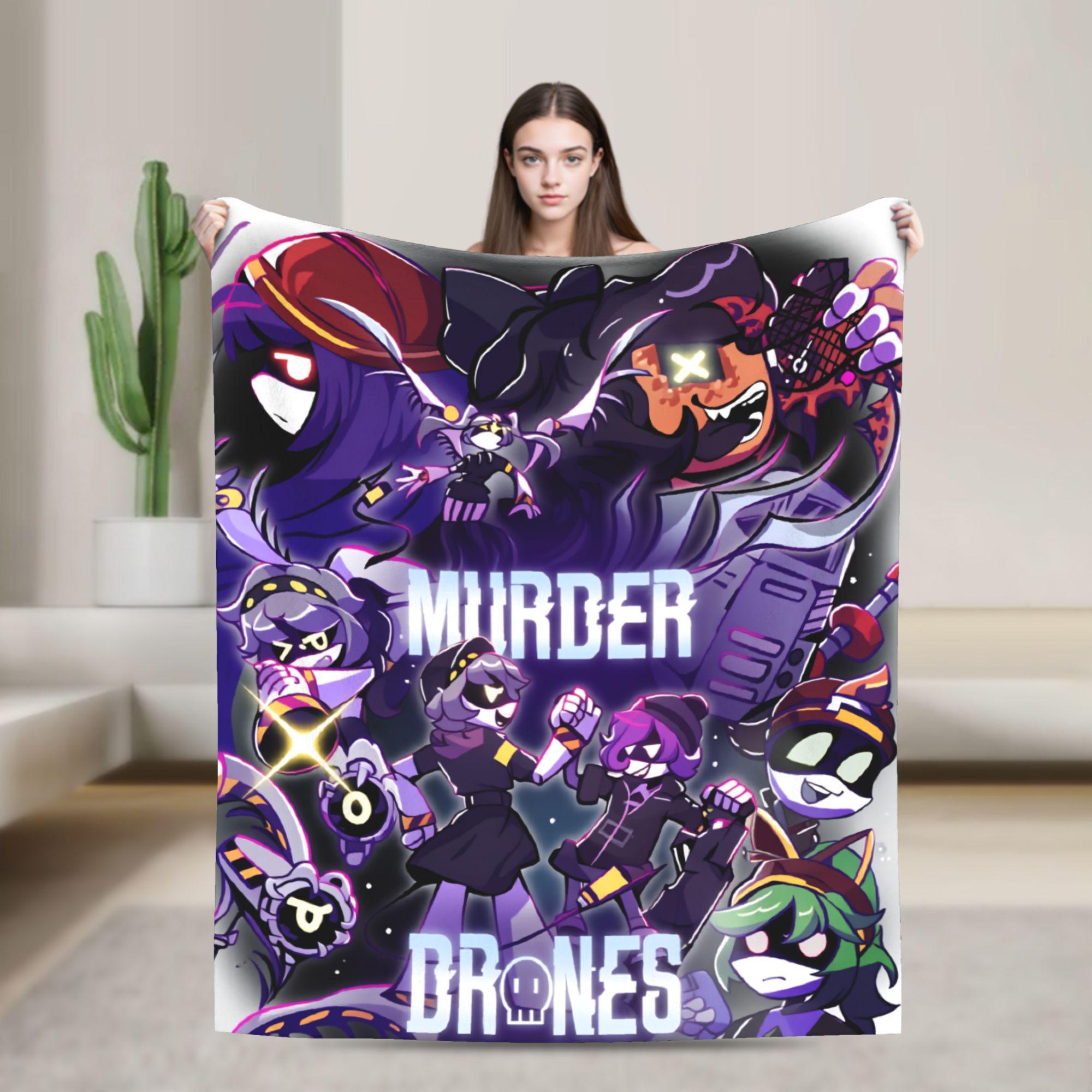 Murder Drones Blanket Quality Super Warm Uzi Doorman Throw Blanket Winter Picnic Bedroom Funny Bedspread 30x40in
