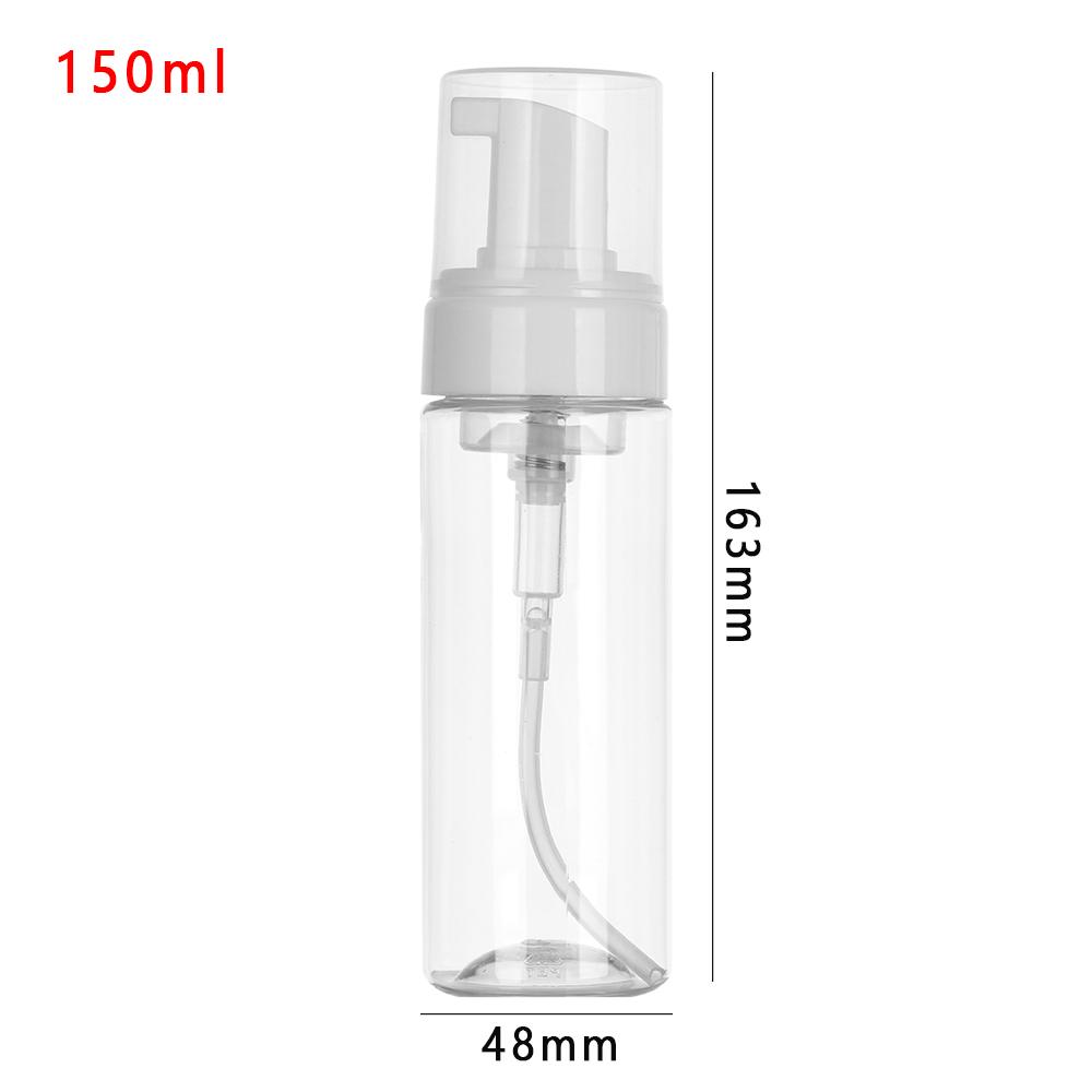50/60/100/150/300ML Clear Foaming Bottle Liquid Soap Whipped Mousse Points Bottling Shampoo Lotion Shower Gel Foam Pump Bottles