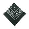 Cotton Bandana with Paisley Swirl Print Square Handkerchief Classic Pattern Lightweight and Durable Fabric for Various Uses