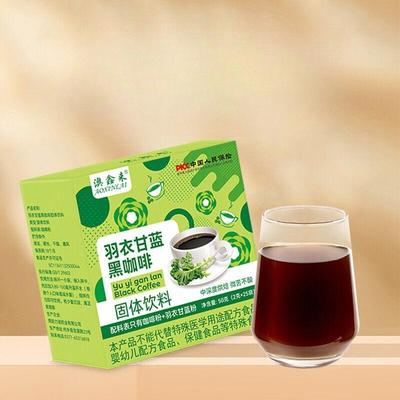 Kale Black Coffee Black Coffee with Green Juice 25 Bars Instant Coffee Powder50g