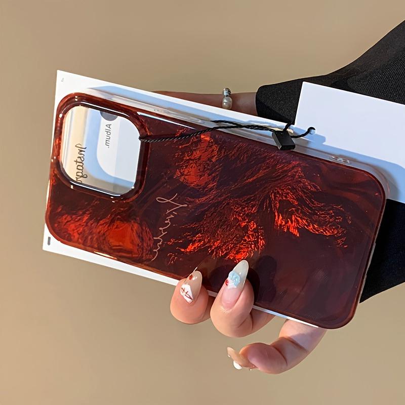 Advanced Retro Red Blending Phone Case For iPhone 11 12 13 14 15 16 17 Pro Max XS X XR 7 8 Plus 16E 17 Air Shockproof Back Cover