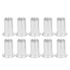 50pcs Durable Threaded Insert Nuts Flat Head Rivet Nut Inserts  Industrial Use