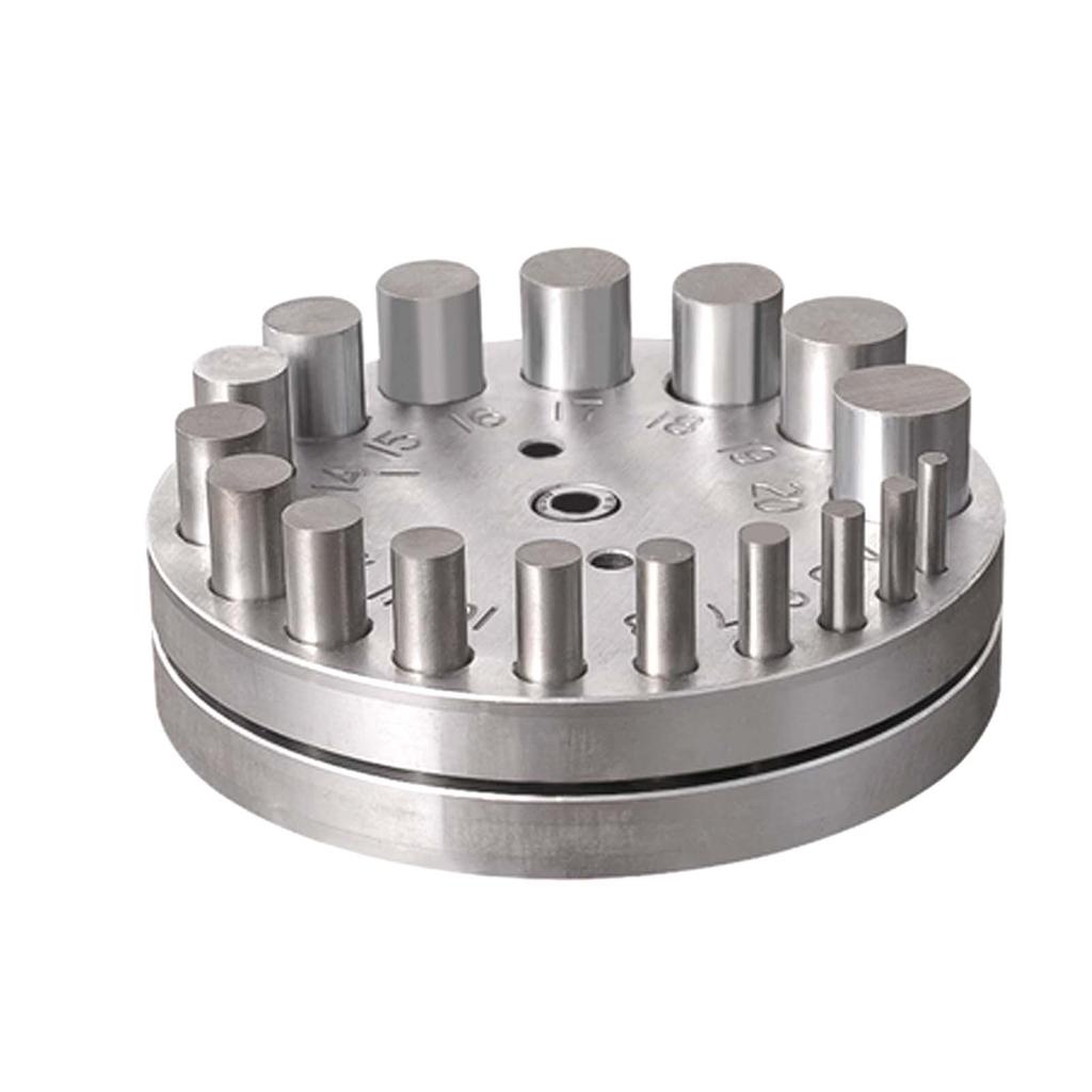 Gold Silver Hole Puncher, Manual Round Die Jewelry Making Processing Punching Forming Tool