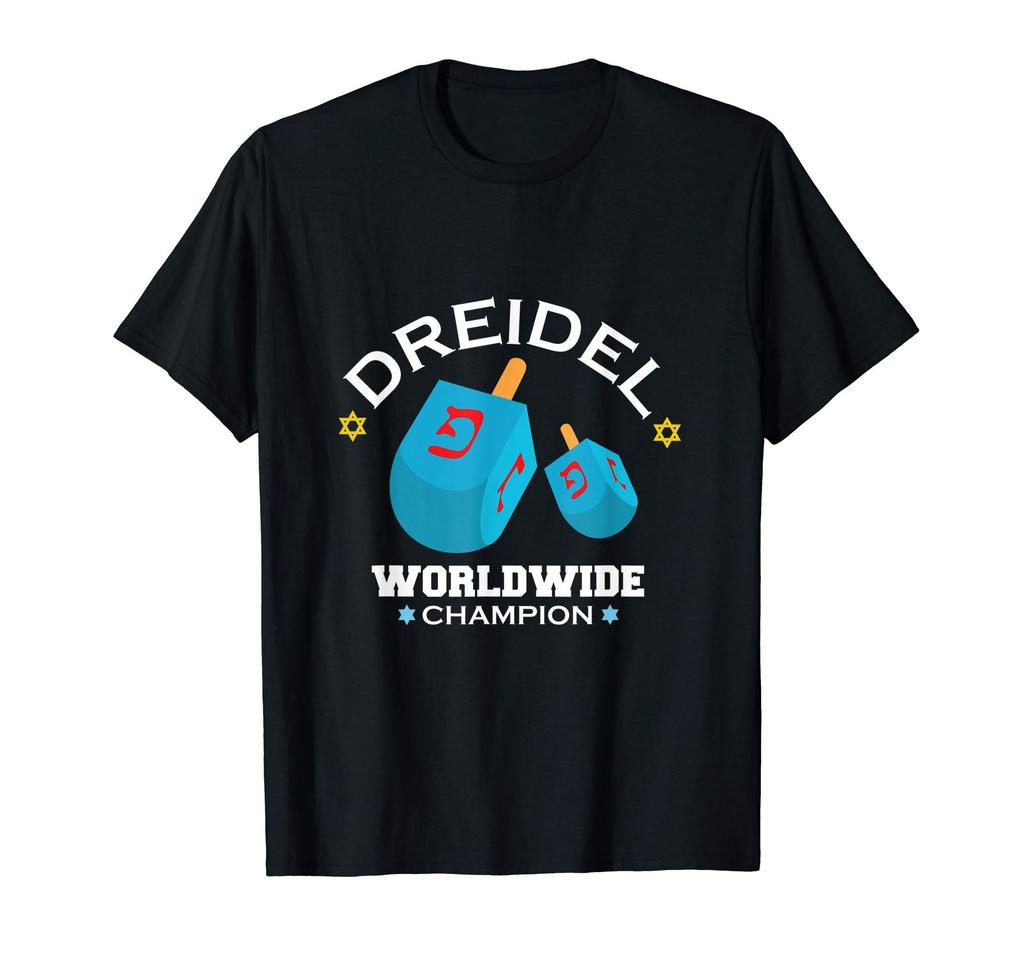 Dreidel Worldwide Champion Funny Hanukkah Game T-shirt