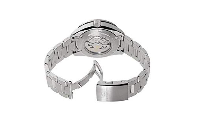 Automatic Winding Watch Skeleton Mechanical Made in Japan Domestic Warranty Open Heart White Silver [ORIENT STAR] Avant-garde 2-Year Manufacturer's