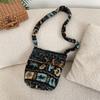 New Fashion Plush Shoulder Women Bag Large Capacity Cute Retro Crossbody Bag Lady