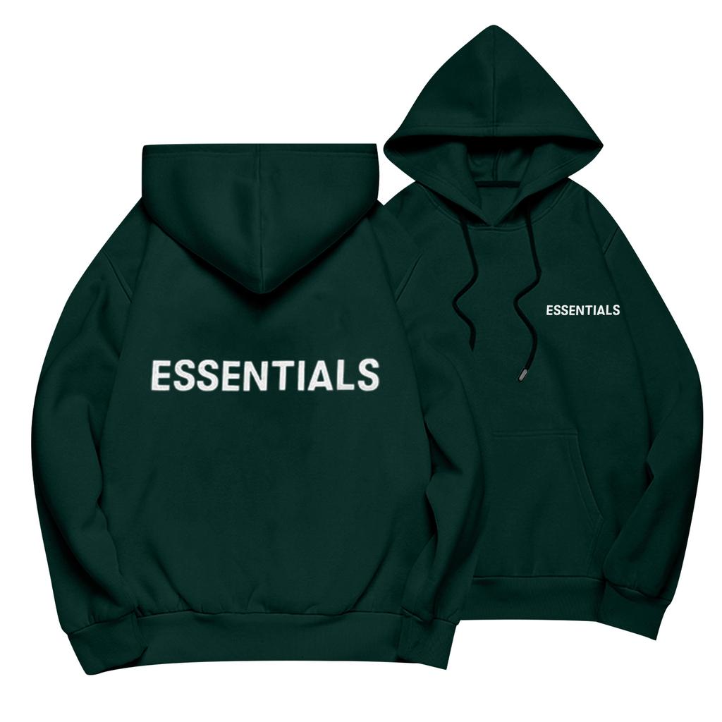 Unisex Loose Casual Letter Print Solid Round Neck Long Sleeve Hooded Sweatshirt
