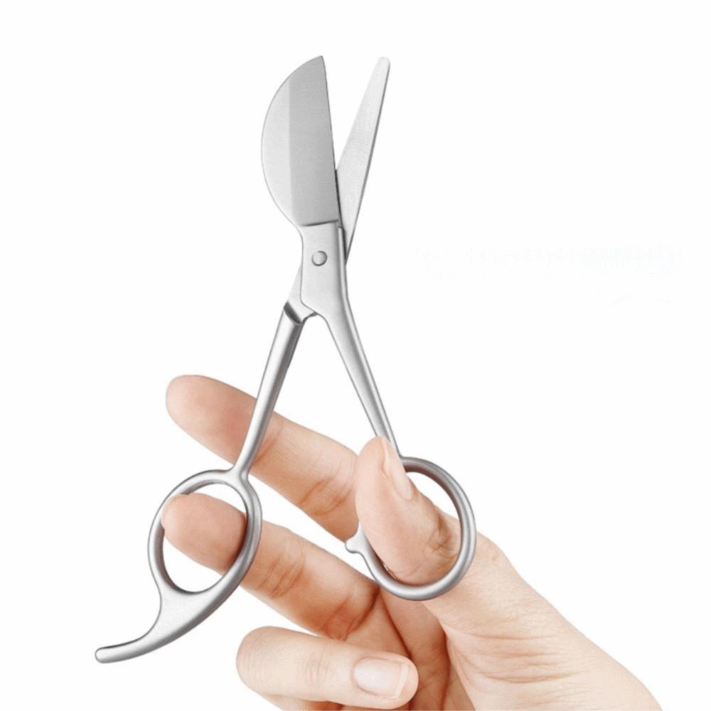 Stainless Steel Duckbill Applique Scissors Sturdy Sharp Sewing Embroidery Scissors Carpet Cutter