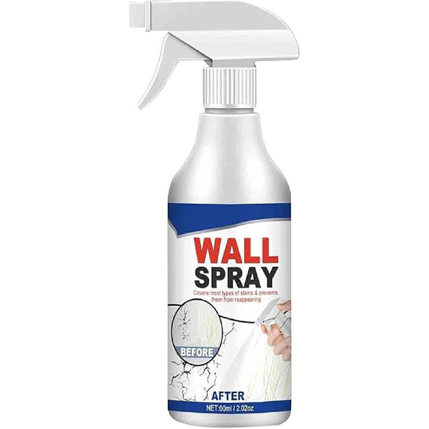 Универсальная краска для ремонта стен, краска-спрей для стен, 60 мл, краска на водной основе, белая, краска-пленка, маскирующая пятна, краска для потолка, краска для ремонта стен, краска-спрей для стен 1pcs