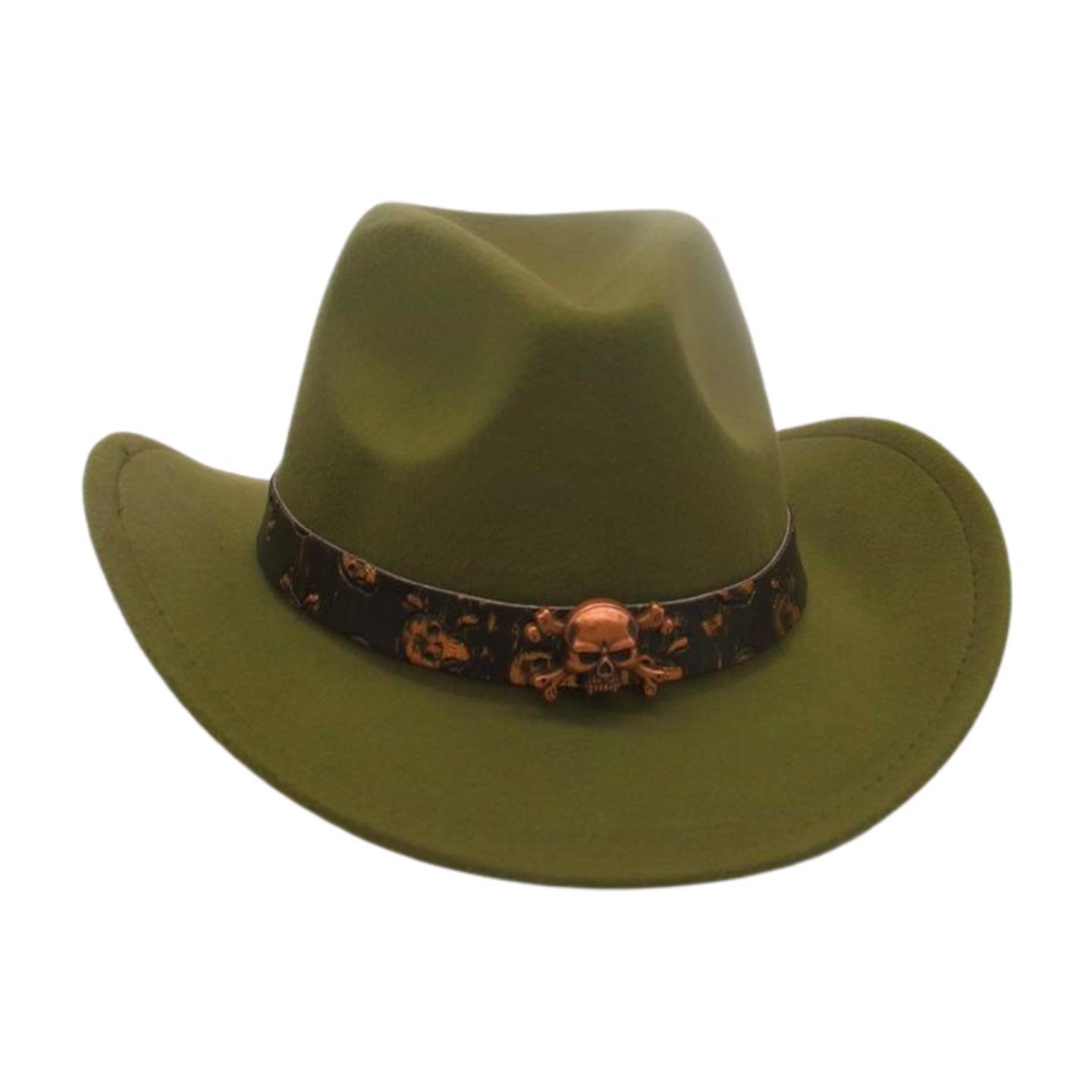 

Children S Western Cowboy Hat Simple Four Seasons Ethnic Style Top Hat Travel Vacation Sun Hat kids [52-54cm]