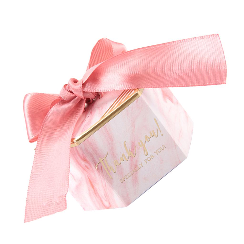 30 Pcs Candy Box Paper Gift Boxes Wedding Party Favors Ribbon