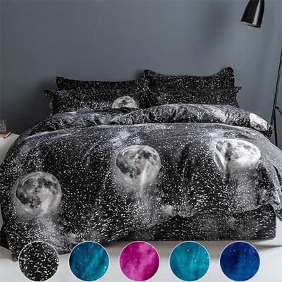 Fantasy Style Cosmic Bedding Set Sheet Duvet Cover Pillowcase Bedding