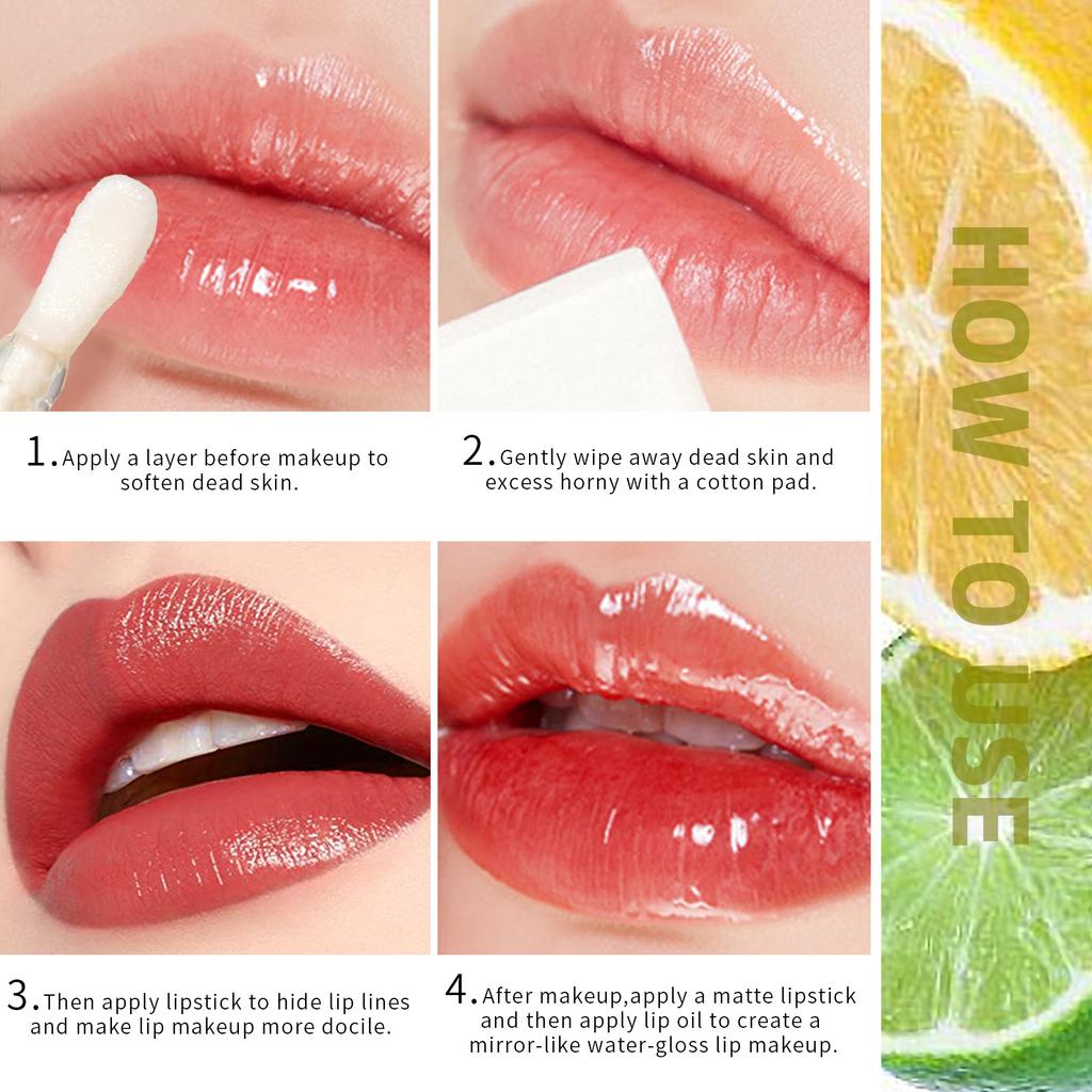 Lime Capsule Lip Oil Hydrating Moisturising Glass Hydrating Lip Gloss for Women Day and Night Repairing