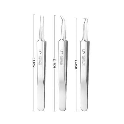 Stainless Steel Acne Needle, Acne Tweezers, Cell Clips, Blackhead Clips, Pimple Needle Set, Acne Tweezers