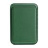 Single Ring Magnetic Card Holder for iPhone 12-16 Series PU Leather Slim Attachment