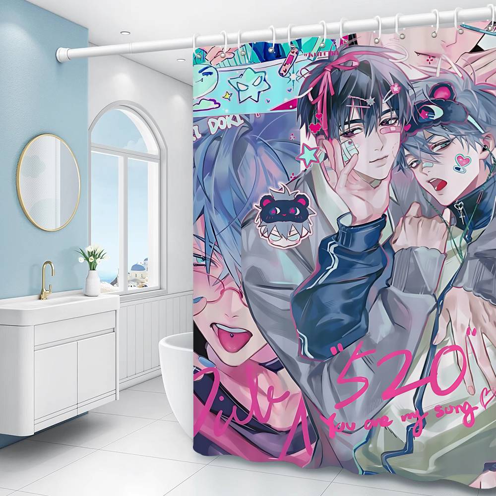 

Alien Stage Anime Ivan Till Anime Shower Curtain, Bathroom Decorative Shower Curtain, Waterproof Shower Curtain With Hooks 90x180 cm