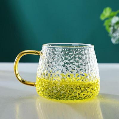 Gehämmerte Glasmilchkaffee-Teetasse