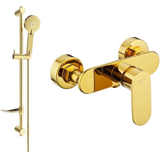 

Смеситель Mexen Milo Df40 Золотой 7134R40-50