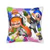 Splatoon Cartoon Graffiti Game  Square Pillow Cases  Cushion Cover Awesome Zippered Decor Pillowcover for Seat 40*40cm