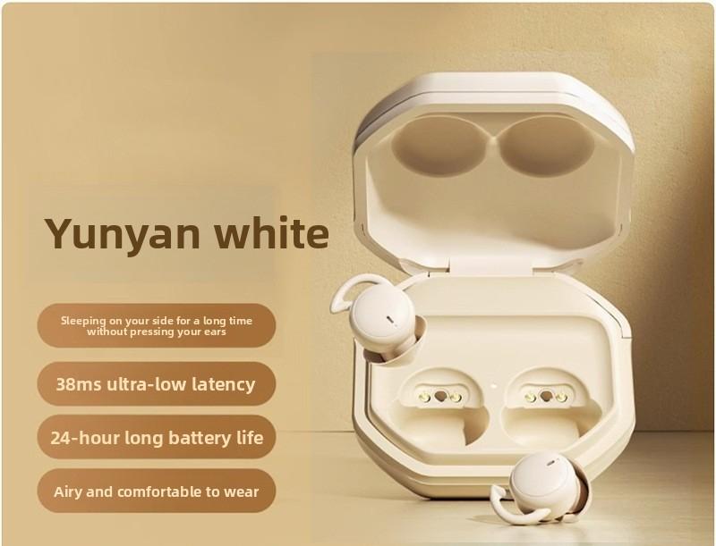 Avanserte AI Komfortable Soveørepropper Mini Størrelse Trådløs Bluetooth Usynlig Støyblokkering for Sidesovere Hjemme