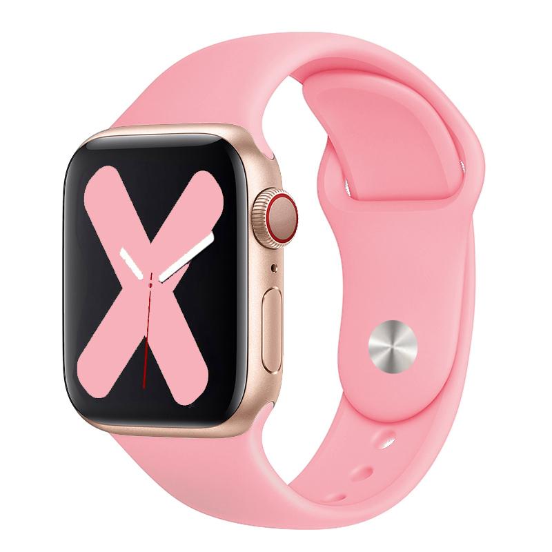 Strap For Apple Watch bands 44mm 45mm 40mm 41mm 42mm 46mm Sport Silicone correa smartwatch Bracelet iWatch Series 10 9 8 11 SE 3