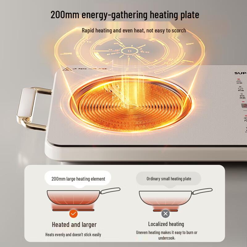Supor C22-CS07 Electric Ceramic Stove for Tea, Hotpot & Cooking CN plug (adapter included)