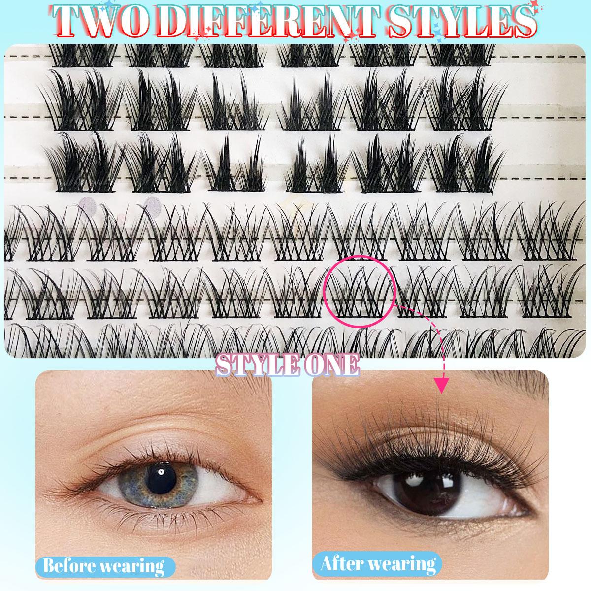 

1 шт. 112 ресниц, 14 рядов, большая вместимость, микс длин, подходит для различных видов макияжа A56 чёрный